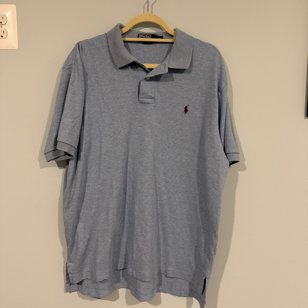 Ralph Lauren Men's Light Blue Polo Shirt